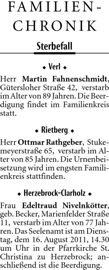 Traueranzeige von Martin Fahnenschmidt von Neue Westfälische
