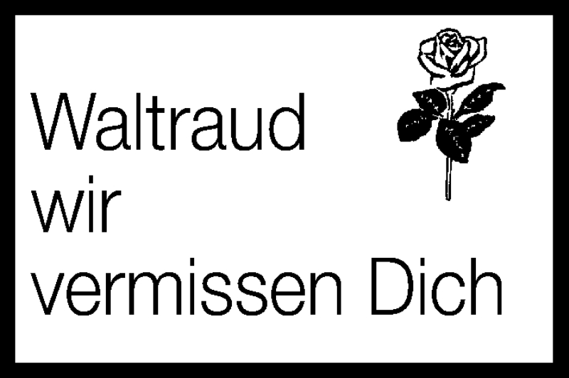  Traueranzeige für Waltraud  vom 09.12.2014 aus Neue Westfälische