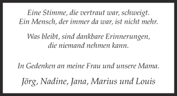 Traueranzeige von In Gedenken  von Neue Westfälische