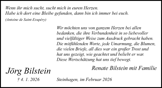 Traueranzeige von Jörg Bilstein von Neue Westfälische und Westfalen-Blatt
