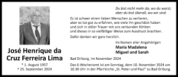 Traueranzeige von   von Westfalen Blatt