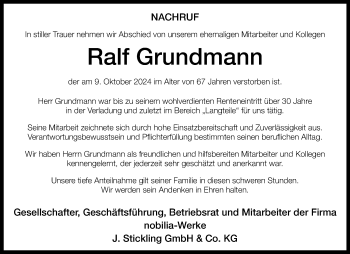 Traueranzeige von   von Westfalen Blatt