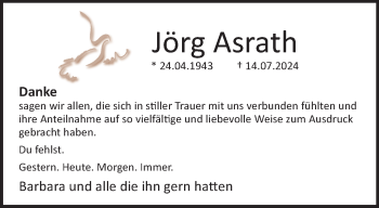 Traueranzeige von   von Westfalen Blatt